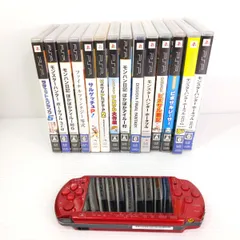【中古現状品】PSP 3000 本体 ソフト14点まとめ売り プレイステーションポータブル〇YR-54126〇