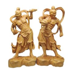 木彫仏像 仏教美術 精密細工 金剛力士像 仏師手仕上げ品 高さ20cm