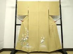 平和屋着物■訪問着　友禅　作家物　花籠文　暈し染め　正絹　逸品　DAAQ0737ud