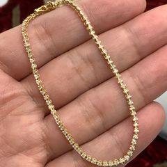 K18 テニスブレスレット　1ct　2.9g 約17cm