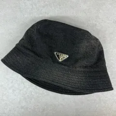 最終価格‼️PRADA リバーシブル　帽子　内側デニム素材 org.jpg