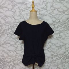 クレージュ Courreges タイトスカート 【40】 ブラック 黒 ひざ