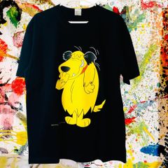 ケンケン リプリント レトロ Tシャツ 半袖 メンズ 新品 個性的 黒 ケンケンTシャツ Muttley Tシャツ ハンナバーベラキャラ ダスティリー＆マットリー ヴィンテージアニメTシャツ 70sアニメ キャラクターTシャツ クラシックカートゥーンTシャツ