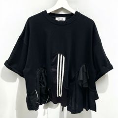 Tシャツ ドッキング レディース ブラック 黒 リメイク remake 久喜倉庫店 HK0006