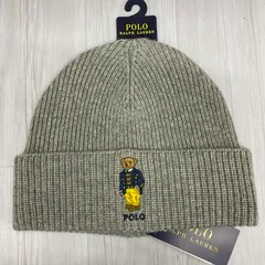 POLO RALPH LAUREN ラルフローレン ポロベア リブ編み ニットキャップ Preppy Polo Bear