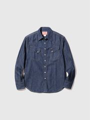 MB リジッドデニムウエスタンシャツ by Wrangler ラングラー M - メルカリ