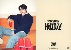 【中古】コレクションカード(男性) 39：SEVENTEEN/ジュン(JUN)/「SEVENTEEN 2025 JAPAN FANMEETING ’HOLIDAY’」フォトカード