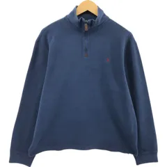 古着 ラルフローレン Ralph Lauren ハーフジップスウェットシャツ トレーナー メンズL相当/eaa489526