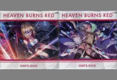 【中古】バッジ・ビンズ キャロル・リーパー＆ヴリティカ・バラクリシュナン 「ヘブンバーンズレッド スクエアバッジ2個セット」 ローソン限定