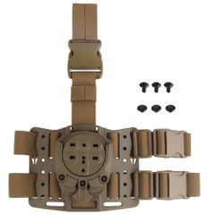 WoSporT マウントキット BASE ADAPTER ドロップレッグ 360° プラットフォーム付き [ タン ]