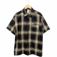 CalTop FL PLAID SHORT SHIRT キャルトップ オンブレチェック 半袖シャツ ブラウン系 サイズ M