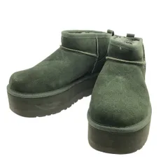 UGG アグ W CLASSIC ULTRA MINI PLATFORM プラットフォームブーツ 1135092 カーキ 25cm