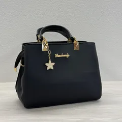 SALE！花型チャーム付き 2WAY レディース おしゃれ 通勤 冬 OL 黒 大人 かわいい 斜めがけ トートバッグ 旅行 かばん 肩掛け クリスマス プレゼント