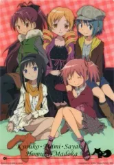 【中古】キャラカード(キャラクター) 集合/座り(レア) 「ジャンボカードダス 魔法少女まどか☆マギカ クリアプレートコレクションIII」