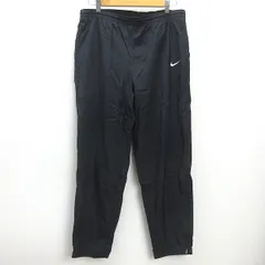 H■90年代■ナイキ/NIKE 裏メッシュ シャカシャカロングパンツ ヴィンテージ【M】黒/MENS■56 【中古】