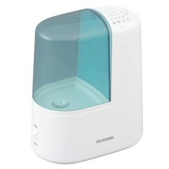 アイリスオーヤマ 加湿器 スチーム式(加熱式) 加湿量 120ml タンク容量 1.3L ~3畳 11時間連続加湿 アロマ対応 小型 卓上 デスク用 SHM-120R1-G グリーン 1