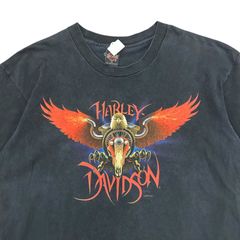 【バイク×鷹】90's Harley-Davidson  T-shirt