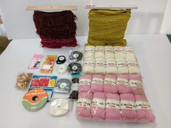針　毛糸　素材　ソーイングセット【中古品】