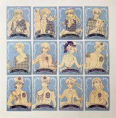 【まとめ売り】 パンドラハーツ Pandora Hearts キャラクターカード ヴァニタスの手記展 POP UP SHOP パンヴァニショップ 12枚セット