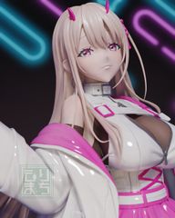 ガレージキット　陸八魔アル　ミニキャラ ガレージキット 陸八魔アル ミニキャラ 受注生産】ブルー
