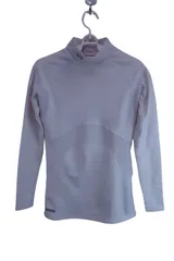 【美品】UNDER ARMOUR(アンダーアーマー) ハイネックシャツ 白 レディース LG ゴルフ用品 2405-0404 中古