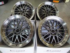 深リム メッシュ levanna V10-EX 20inch 8.5J 5H114.3+35 クラウン カムリ マークX ビックキャリパー対応