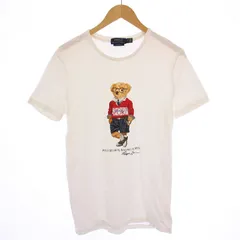 ポロ ラルフローレン POLO RALPH LAUREN CLASSIC FIT BEAR ベアTシャツ 半袖 クルーネック イラスト プリント S 白 ホワイト /BB