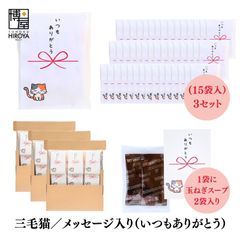 博屋 大量 退職 お礼 個包装 お返し 三毛猫「 プチギフト いつもありがとう 」玉ねぎスープ２包入 x 45パック 挨拶回り 粗品 