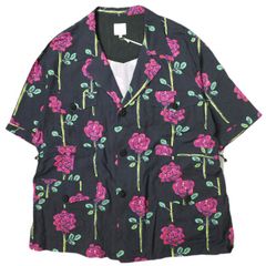 ✨日本製✨ ノーマカマリ【9】シャツ 襟付き 花柄チューリップ 薄手 