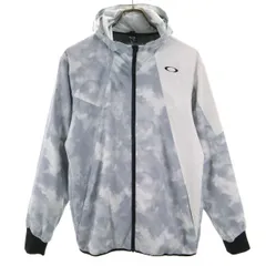 OAKLEY オークリー ウインドブレーカー M グレー ジャケット 裏メッシュ メンズ 古着