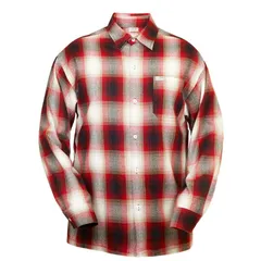 LA発祥 アメリカ製 CALTOP キャルトップ フランネル チェック 長袖 ボタンシャツ 赤