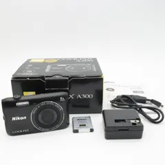 中古　動作確認済　バッテリーなしCOOLPIX A300 デジタルカメラ Amazon | Nikon デジタルカメラ COOLPIX A300 光学8倍ズーム