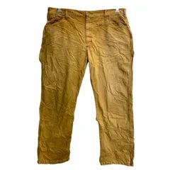 Dickies ワークパンツ W36 ディッキーズ リラックス ビッグサイズ ブラウン コットン 古着卸 アメリカ仕入 2502-795