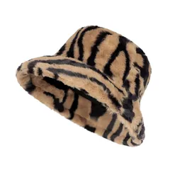 【在庫処分】大きいサイズ 軽量 もこもこ 厚手 旅行用 あったか 通勤 ふわふわ ファー 通学 ハット プレゼント ファッション おしゃれ 誕生日 小顔効果 クリスマス かわいい 縞柄 女優帽 サファリハット 日常用 ファー帽子 秋冬 フリーサイズ バケットハ