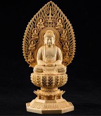 薬師如来 薬師仏 商売繁盛 仏師彫り 稀少珍品 木彫仏像 仏教工芸品 