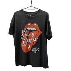 2014年 ローリングストーンズ 半袖バンドTシャツ バンT オフィシャル 