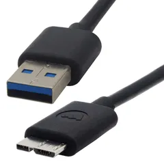 【在庫処分】オーディオファン microUSBケーブル USB3.0 SAMSUNG GalaxyNote3 SC-01F(DOCOMO)/SCL22(au)対応 microUSB3.0 (オス) - USB-A 3.0 (オス) ブラック 約1.0m