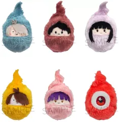 【中古】ぬいぐるみマスコット・ぬいぐるみバッジ 全6種セット 「映画 鬼太郎誕生 ゲゲゲの謎 くるみたぴぬい」
