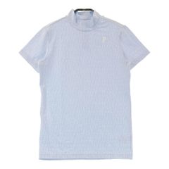 ☆美品☆PEARLY GATES 総柄ロゴジャガードモックネック サイズ 2