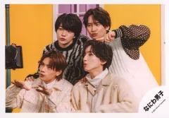 【中古】生写真(ジャニーズ) なにわ男子/西畑大吾・道枝駿佑・高橋恭平・藤原丈一郎/横型・上半身/シングル「Special Kiss」MV＆ジャケ写オフショット/公式生写真