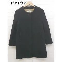 ■ IENA SLOBE イエナ スローブ ウール コート ブラック レディース 【中古】 【1105210022176】