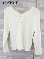 ◇ any SiS エニィスィス 長袖 ニット カーディガン サイズ2 アイボリー レディース 【中古】 【1103120001649】