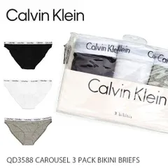 Calvin klein qd3588 レディース 下着 パンツ 3枚セット