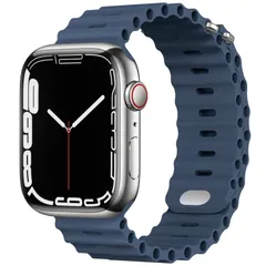 THWALK コンパチブル Apple Watch バンド ベルト 柔らかいシリコン素材のスポーツバンド 防水性 通気性 耐久性 柔軟 運動 おしゃれ 38mm 40mm 41mm 42mm 44mm 45mm 49mm アップルウォッチ Ultra 2/Ul