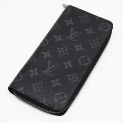 ルイヴィトン　ジッピーウォレット・ヴェルティカル　ラウンドファスナー長財布　モノグラムエクリプス　M62295