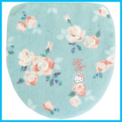 【在庫処分】ハローキティ グレース トイレフタカバー ドレニモタイプ ミントグリーン オカ(OKA) (サンリオ キティちゃん) 4548622326420