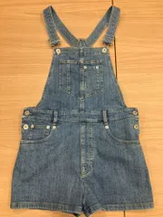 【10％クーポン使用可】SK/miu miu ミュウミュウ　ショートデニムオーバーオールのサムネイル