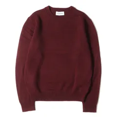 LITHIUM HOMME リチウムオム ニット 現行モデル CARIAGGI カシミヤ ウール クルーネック ニット セーター 7GG CARIAGGI CASHMERE CREW-NECK KNIT トップス バー ガンディー【メンズ】のサムネイル