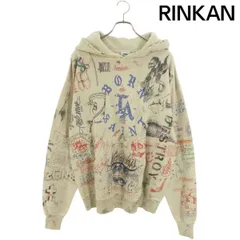 【限定品】SAINTMICHAEL × ボーン X レイズド コラボ パーカー セントマイケル24SS フーディー Saint Mxxxxxx x Bornxraised LA