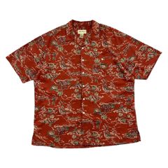 JACQUARD HAWAIIAN SHIRT チャイナシャツ JACQUARD HAWAIIAN SHIRT チャイナシャツ JACQUARD HAWAIIAN SHIRT